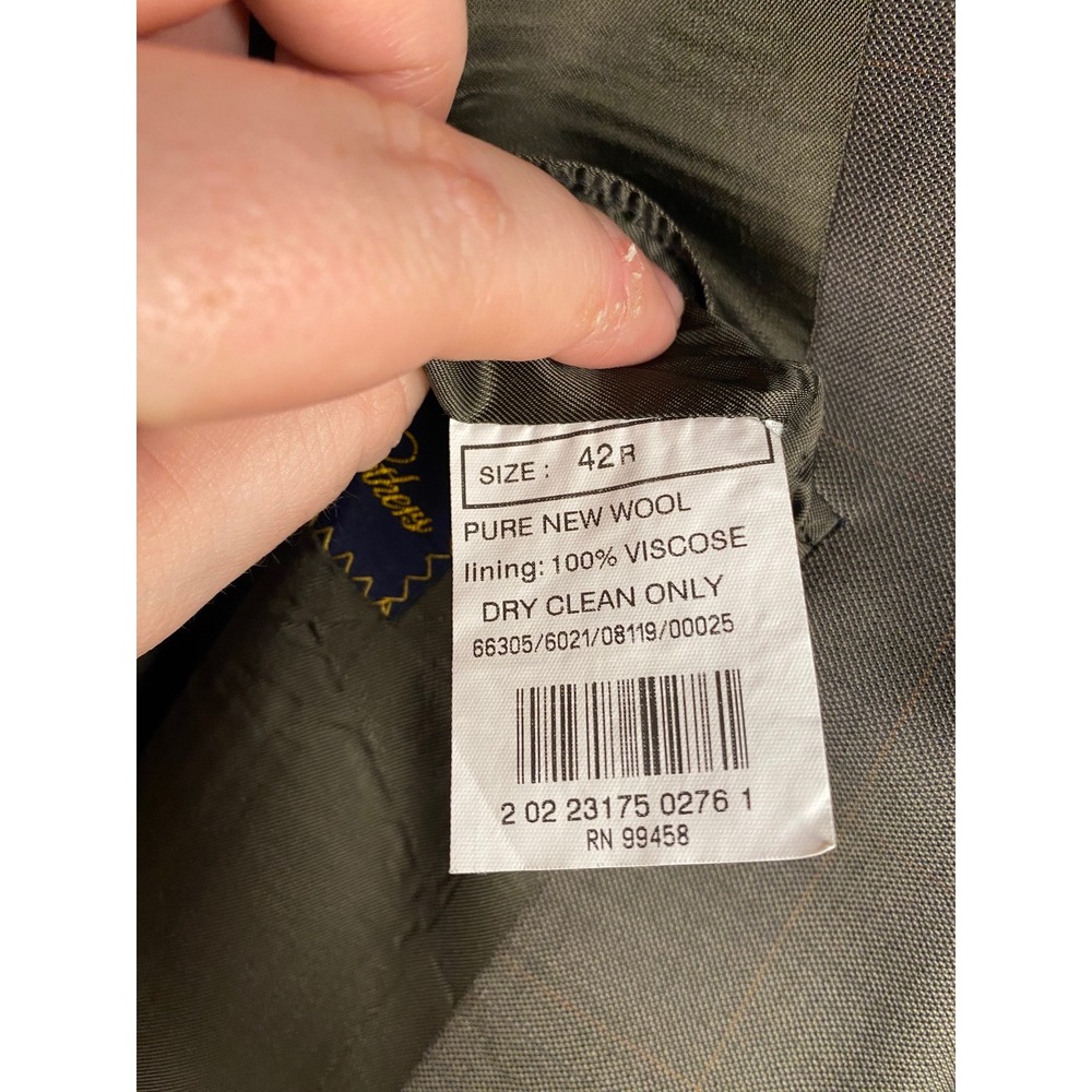 Brooks Brothers Plaid Wool Blazer Sport Coat Two Button 42R - Picture 5 of 6